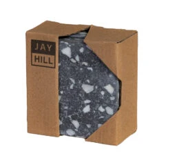 Jay Hill Onderzetters Terrazzo - Grijs - 10 X 10 Cm - 4 Stuks 6 Jay Hill Onderzetters Terrazzo - Grijs - 10 X 10 Cm - 4 Stuks -Praktische Winkel Voor Keukenbenodigdheden 8720364453169 2