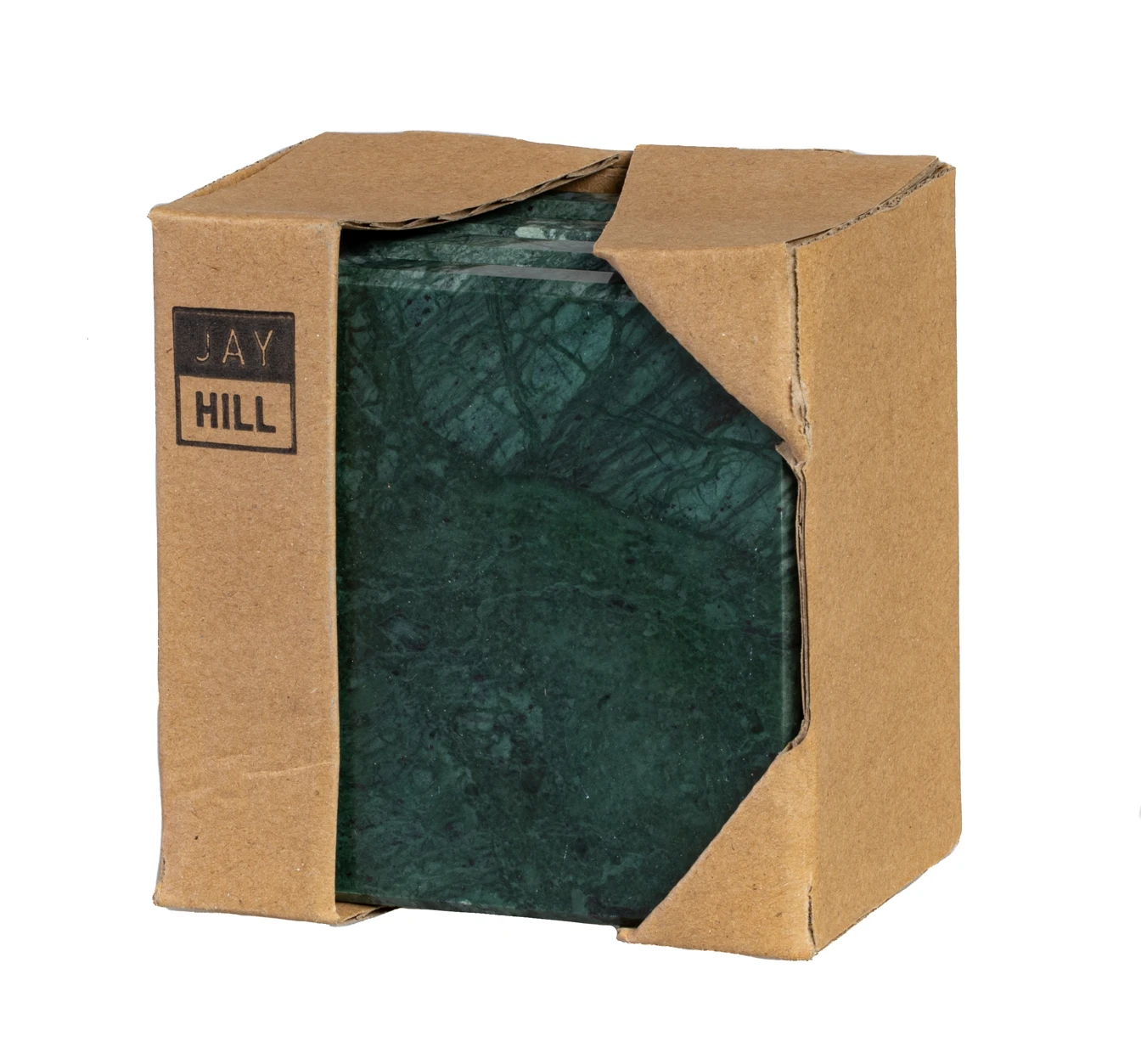 Jay Hill Onderzetters Marmer - Groen - 10 x 10 cm - 4 Stuks Jay Hill Onderzetters Marmer - Groen - 10 X 10 Cm - 4 Stuks -Praktische Winkel Voor Keukenbenodigdheden 8720364453237