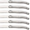 Sareva Steakmessenset Laguiole - RVS - 6 Stuks 1 Sareva Steakmessenset Laguiole - RVS - 6 Stuks -Praktische Winkel Voor Keukenbenodigdheden 8720364453411