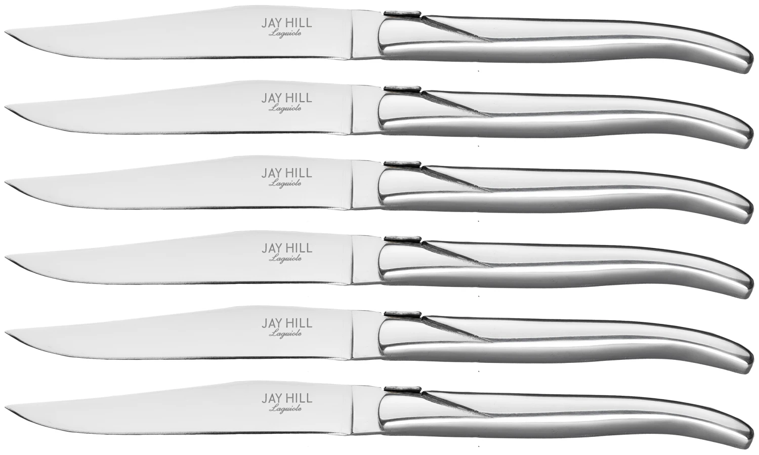Jay Hill Steakmessen Laguiole - RVS - 6 Stuks Jay Hill Steakmessen Laguiole - RVS - 6 Stuks -Praktische Winkel Voor Keukenbenodigdheden 8720364453428 5