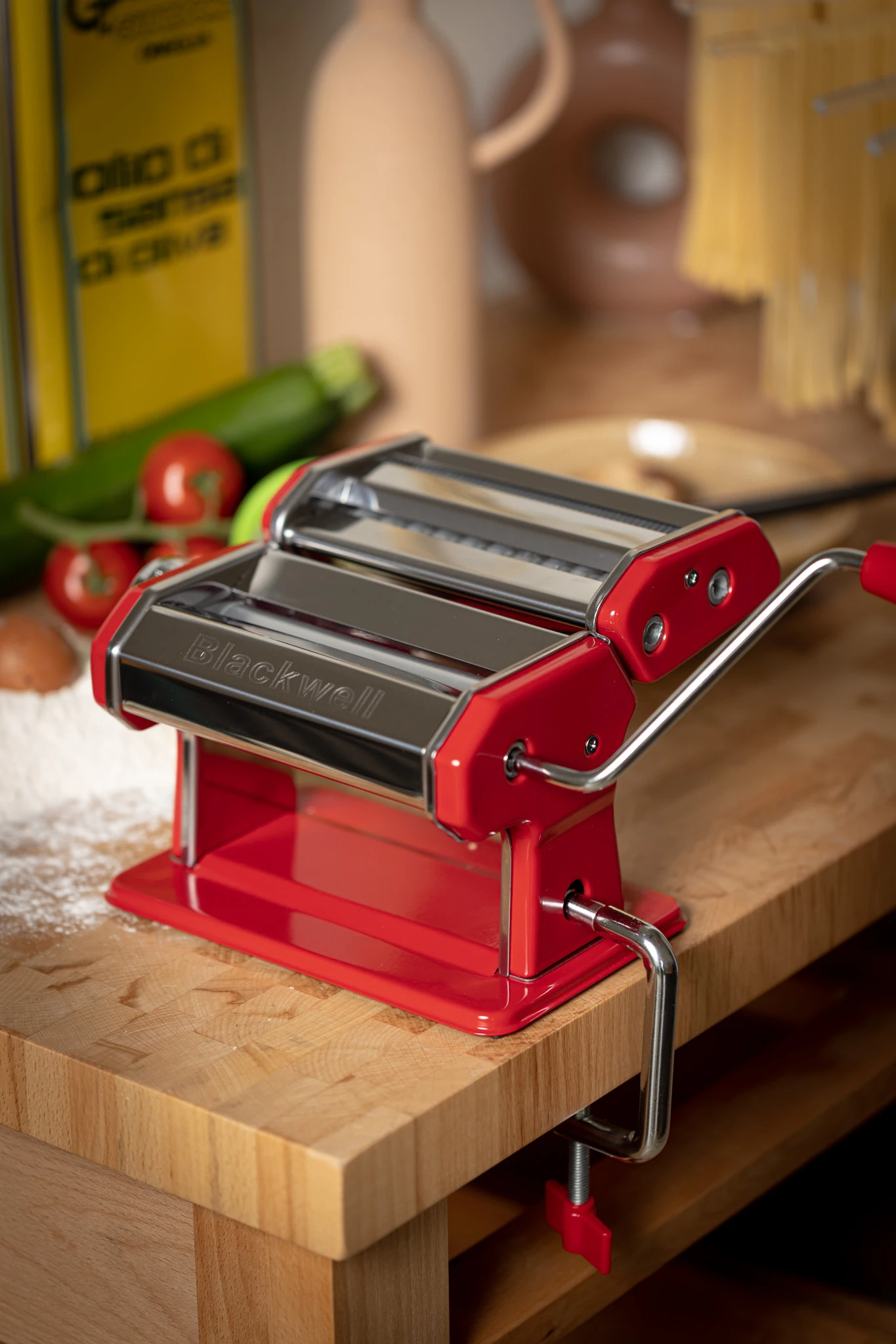 Blackwell Pastamachine Rood Blackwell Pastamachine Rood -Praktische Winkel Voor Keukenbenodigdheden 8720364453718 04