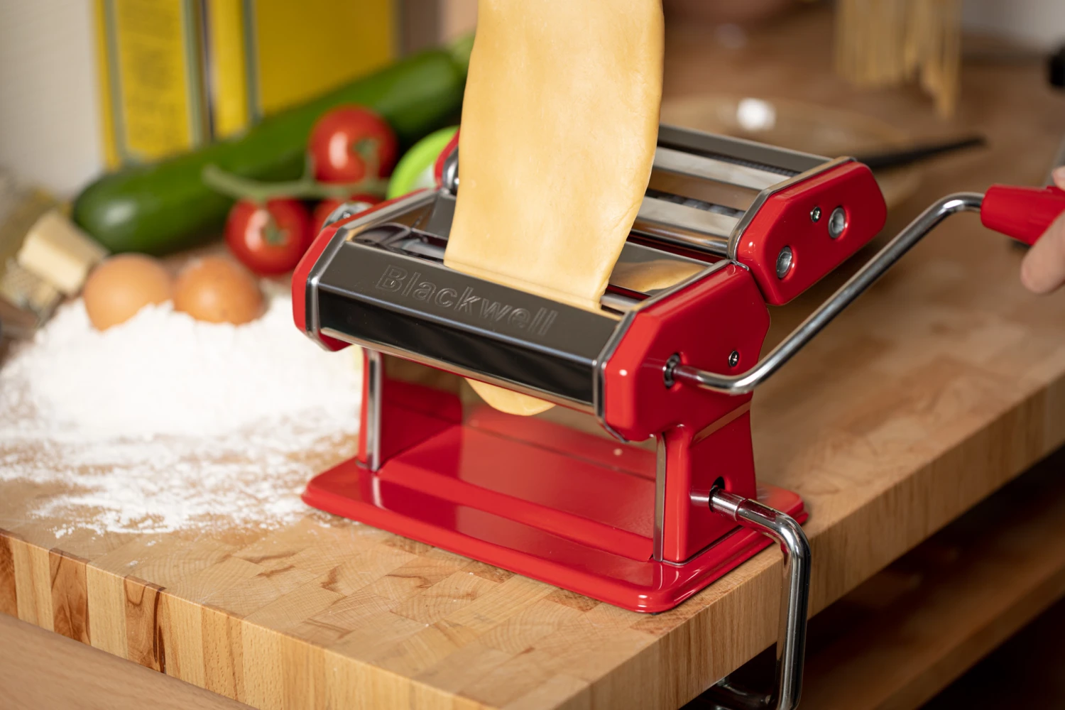 Blackwell Pastamachine Rood Blackwell Pastamachine Rood -Praktische Winkel Voor Keukenbenodigdheden 8720364453718 05