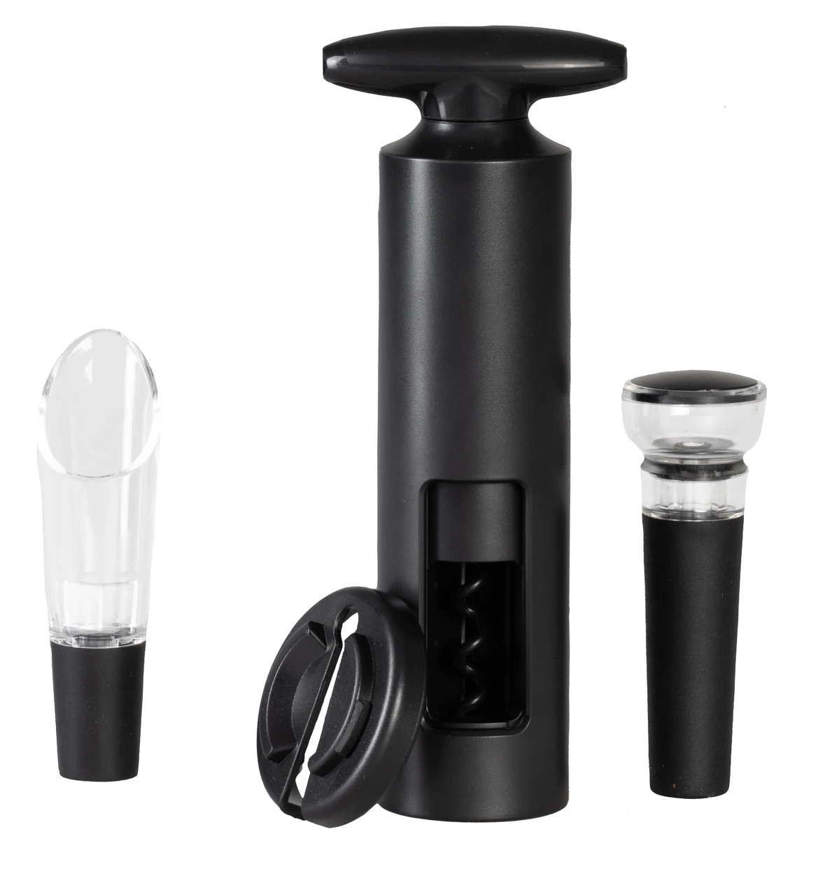 Sareva Wijnopener Set (met wijnstopper. foliesnijder & schenktuit) Sareva Wijnopener Set (met Wijnstopper. Foliesnijder & Schenktuit) -Praktische Winkel Voor Keukenbenodigdheden 8720364454531 1