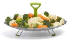 Sareva Stoommandje - RVS - Verstelbaar Van ø 17 - 27 Cm 7 Sareva Stoommandje - RVS - Verstelbaar Van ø 17 - 27 Cm -Praktische Winkel Voor Keukenbenodigdheden 8720364454647 1