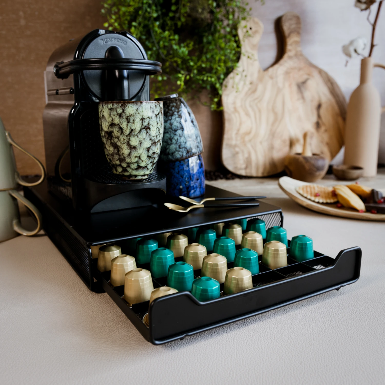 Jay Hill Nespresso Cuphouder - Lade - voor 60 cups Jay Hill Nespresso Cuphouder - Lade - Voor 60 Cups -Praktische Winkel Voor Keukenbenodigdheden 8720364455064