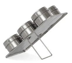 Blackwell Kruidenpotjes Magnetisch - Inclusief 6 Potjes - RVS -Praktische Winkel Voor Keukenbenodigdheden 8720364455569 4