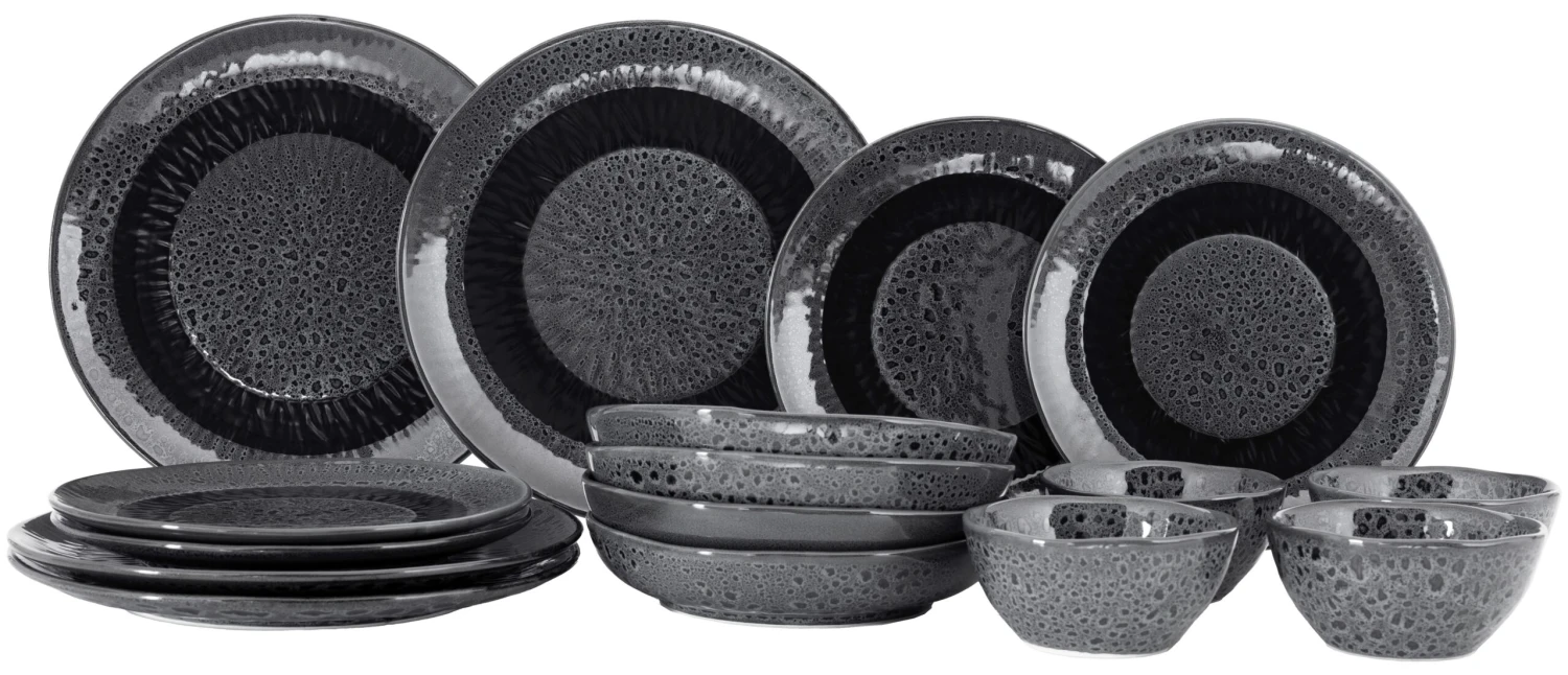 Jay Hill Serviesset Lihou - 16-delig / 4 personen - Grijs/Zwart Jay Hill Serviesset Lihou - 16-delig / 4 Personen - Grijs/Zwart -Praktische Winkel Voor Keukenbenodigdheden 8720364457358 1 scaled