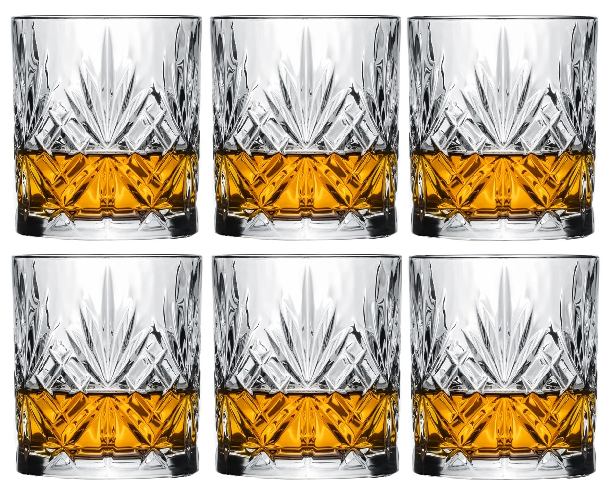 Cookinglife Whiskey Glazen / Cocktailglazen / Waterglazen Moy - 340 ml - 6 stuks Cookinglife Whiskey Glazen / Cocktailglazen / Waterglazen Moy - 340 Ml - 6 Stuks -Praktische Winkel Voor Keukenbenodigdheden 8720955225762