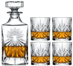 Cookinglife Whiskey Set (karaf & Whiskeyglazen) Moy 5 - Delige Set