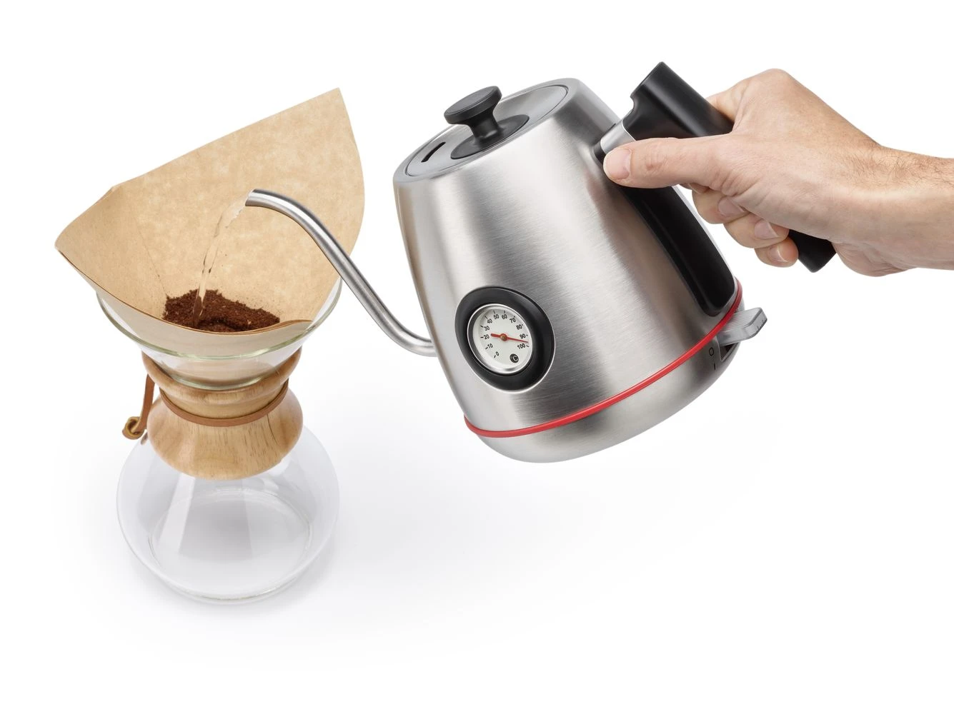 Espressions Waterkoker Gooseneck Pour Over - 1500 W - 1 liter Espressions Waterkoker Gooseneck Pour Over - 1500 W - 1 Liter -Praktische Winkel Voor Keukenbenodigdheden 8756571196407 2