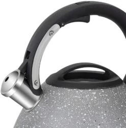 Resto Kitchenware Fluitketel Lyra - Zilver - 2.7 Liter 5 Resto Kitchenware Fluitketel Lyra - Zilver - 2.7 Liter -Praktische Winkel Voor Keukenbenodigdheden 90605.4260403577325.ver06