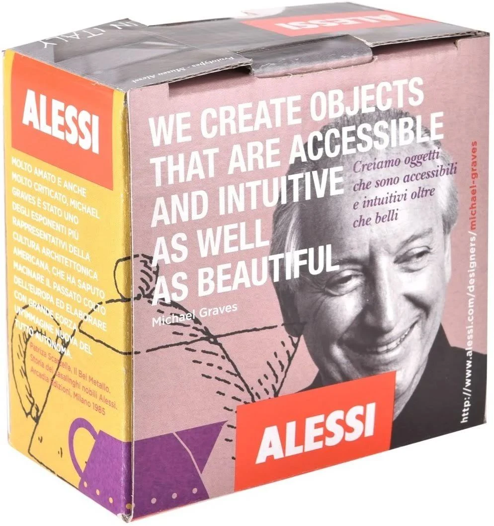 Alessi Melkkan - 9096 B - Zwart - 200 ml - door Micheal Graves Alessi Melkkan - 9096 B - Zwart - 200 Ml - Door Micheal Graves -Praktische Winkel Voor Keukenbenodigdheden 9096 verpakking