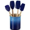 Le Creuset Spatelset - Met Spatelpot - Premium - Azure - 5-delig 1 Le Creuset Spatelset - Met Spatelpot - Premium - Azure - 5-delig -Praktische Winkel Voor Keukenbenodigdheden 91057001220000