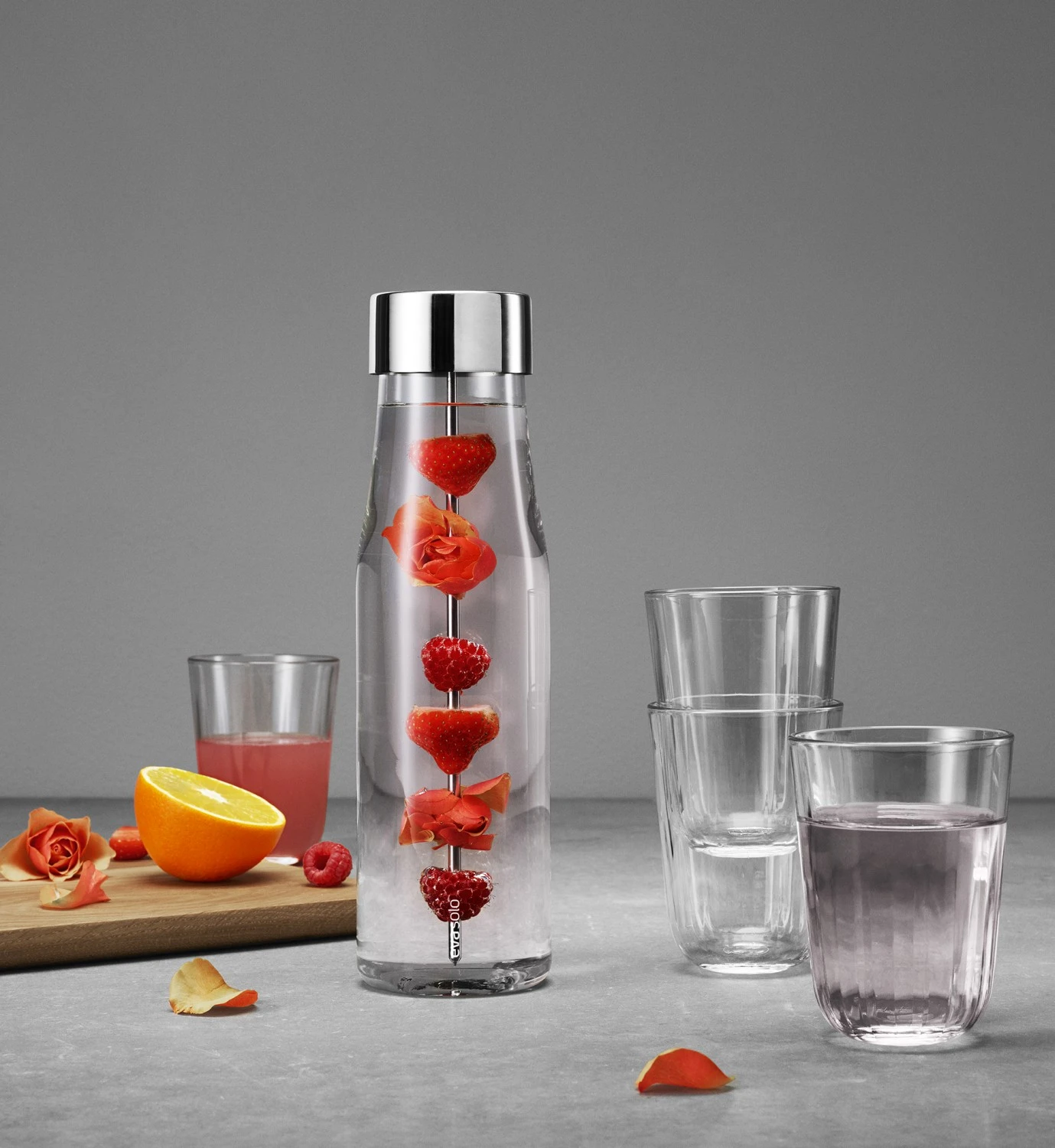 Eva Solo Karaf My Flavour - 1 liter Eva Solo Karaf My Flavour - 1 Liter -Praktische Winkel Voor Keukenbenodigdheden 981028 MyFlavour Facet glasses hj