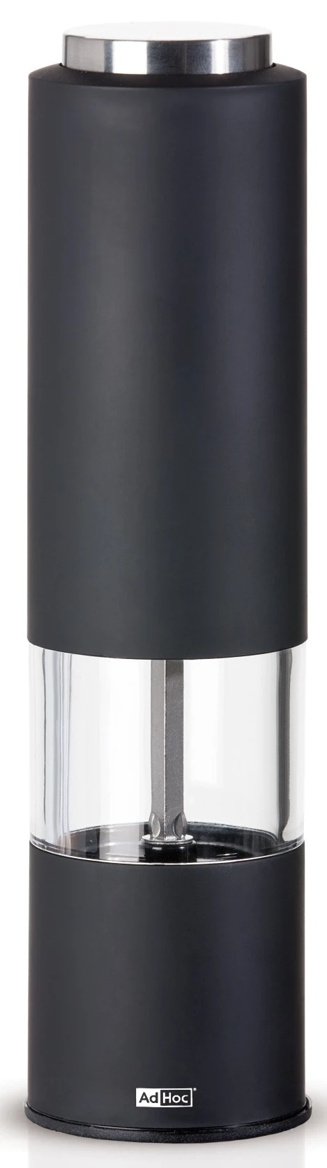 AdHoc Peper- of zoutmolen Elektrisch Tropica Zwart AdHoc Peper- Of Zoutmolen Elektrisch Tropica Zwart -Praktische Winkel Voor Keukenbenodigdheden Adhoc Tropica
