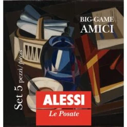 Alessi Bestekset Amici - BG02S5 - 5-delig - Door Big-Game 5 Alessi Bestekset Amici - BG02S5 - 5-delig - Door Big-Game -Praktische Winkel Voor Keukenbenodigdheden BG02S5 02