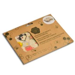 Bee's Wax Zakje Sandwich & Snack Kids 2 Stuks -Praktische Winkel Voor Keukenbenodigdheden BW61 Nuts 10 VS
