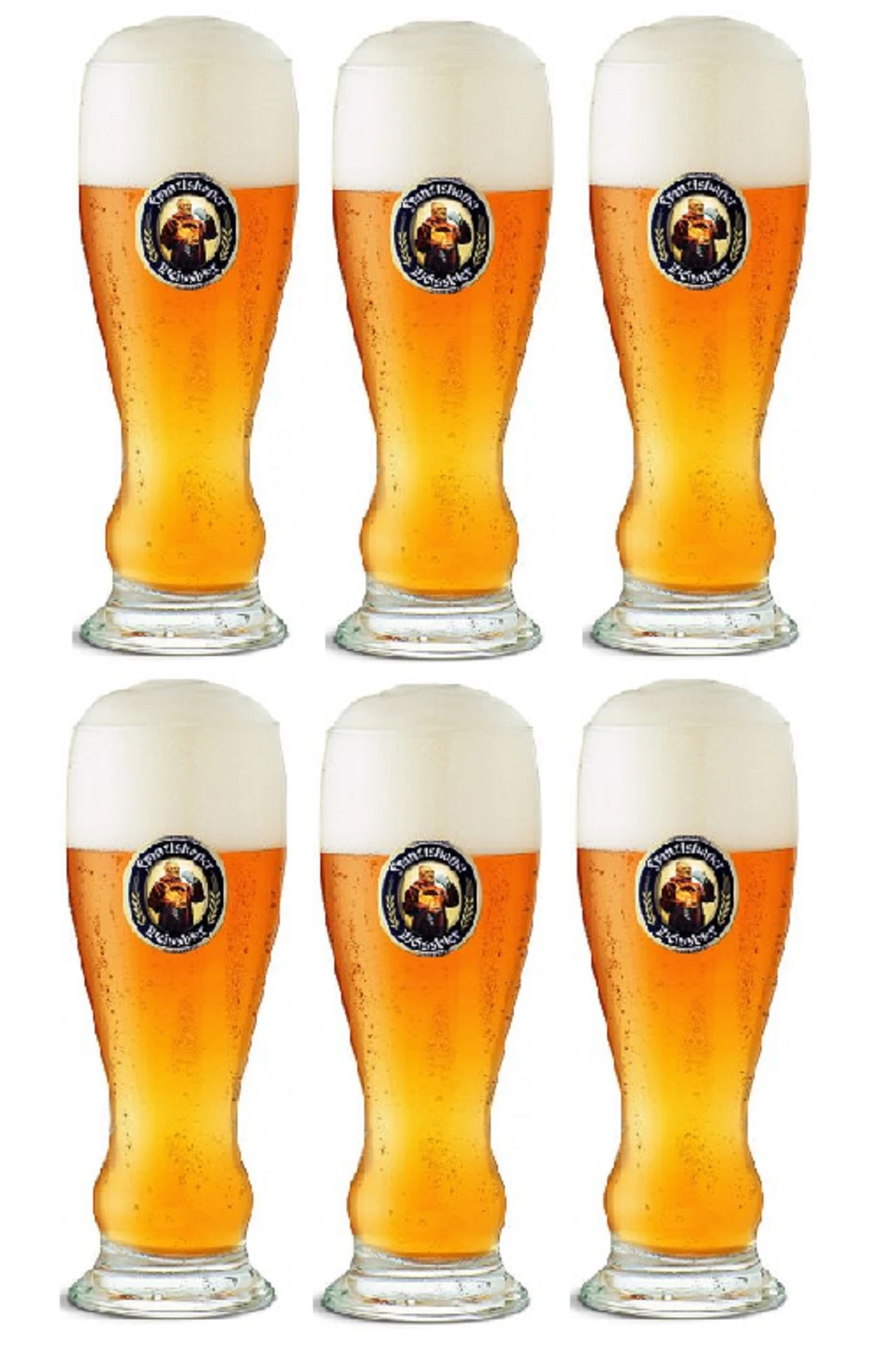 Franziskaner Bierglas Weizen - 500 ml - 6 stuks Franziskaner Bierglas Weizen - 500 Ml - 6 Stuks -Praktische Winkel Voor Keukenbenodigdheden Bierglas 1