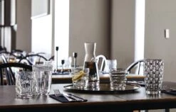 Bormioli Rocco Waterglazen Line - Blauw - 290 Ml - 6 Stuks -Praktische Winkel Voor Keukenbenodigdheden Bormioli Glas Line Transparant 29 cl 1