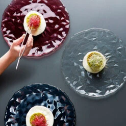 Bormioli Rocco Pizzabord / Onderbord Diamond Transparant ø 33 Cm 4 Bormioli Rocco Pizzabord / Onderbord Diamond Transparant ø 33 Cm -Praktische Winkel Voor Keukenbenodigdheden Bormioli Onderbord Diamond Sfeer