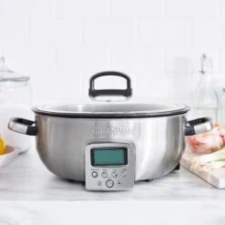 GreenPan Omnicooker - 5.7 Liter - RVS - Keramische Anti-baklaag 7 GreenPan Omnicooker - 5.7 Liter - RVS - Keramische Anti-baklaag -Praktische Winkel Voor Keukenbenodigdheden CC005284 001 CC005285 001 image2 produlife ecc3de27 433c 451e 9d57 53e936682eb3