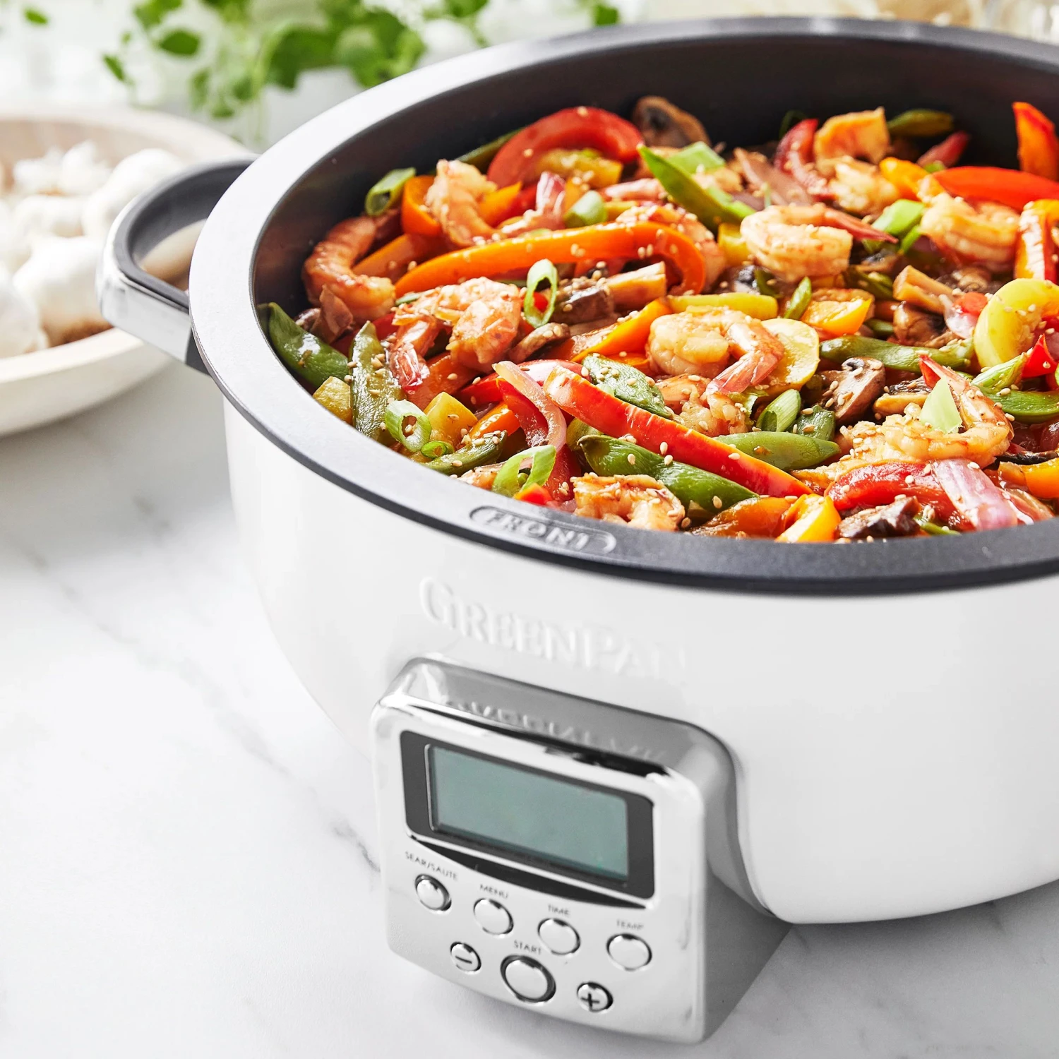 GreenPan Omnicooker - 5.7 liter - Cream - Keramische anti-baklaag GreenPan Omnicooker - 5.7 Liter - Cream - Keramische Anti-baklaag -Praktische Winkel Voor Keukenbenodigdheden CC005288 001 CC005289 001 image4 feature2 7eb6e770 67fc 471c af6a e109cb36aff8