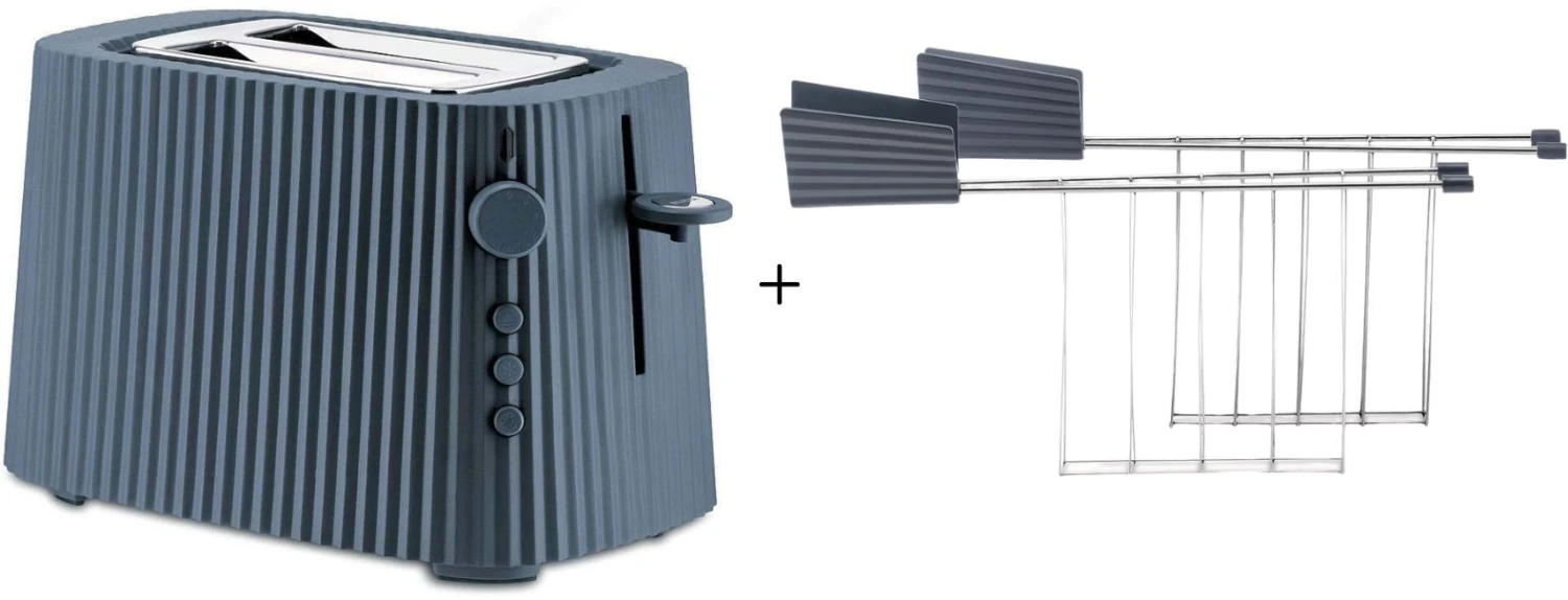 Alessi Broodrooster Plissé + Alessi Tostiklemmen Plissé - Grijs - Michele de Lucchi Alessi Broodrooster Plissé + Alessi Tostiklemmen Plissé - Grijs - Michele De Lucchi -Praktische Winkel Voor Keukenbenodigdheden CL productafbeeldingen 23