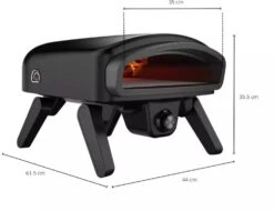 Nero Cooking Pizza Oven - Op Gas Voor Buiten - Zwart - Voor ø 35 Cm Pizza's -Praktische Winkel Voor Keukenbenodigdheden CL productafbeeldingen 33 3