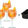 Aperol Spritz Glazen - 450 Ml - 6 Stuks + Ijsblokjesvorm Voor 8 Grote Ijsblokjes 2 Aperol Spritz Glazen - 450 Ml - 6 Stuks + Ijsblokjesvorm Voor 8 Grote Ijsblokjes -Praktische Winkel Voor Keukenbenodigdheden CL productafbeeldingen 5 1