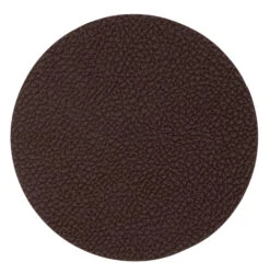 Jay Hill Onderzetters - Vegan Leer - Bruin / Zand - Dubbelzijdig - ø 10 Cm - 6 Stuks -Praktische Winkel Voor Keukenbenodigdheden CL.118086 1 1