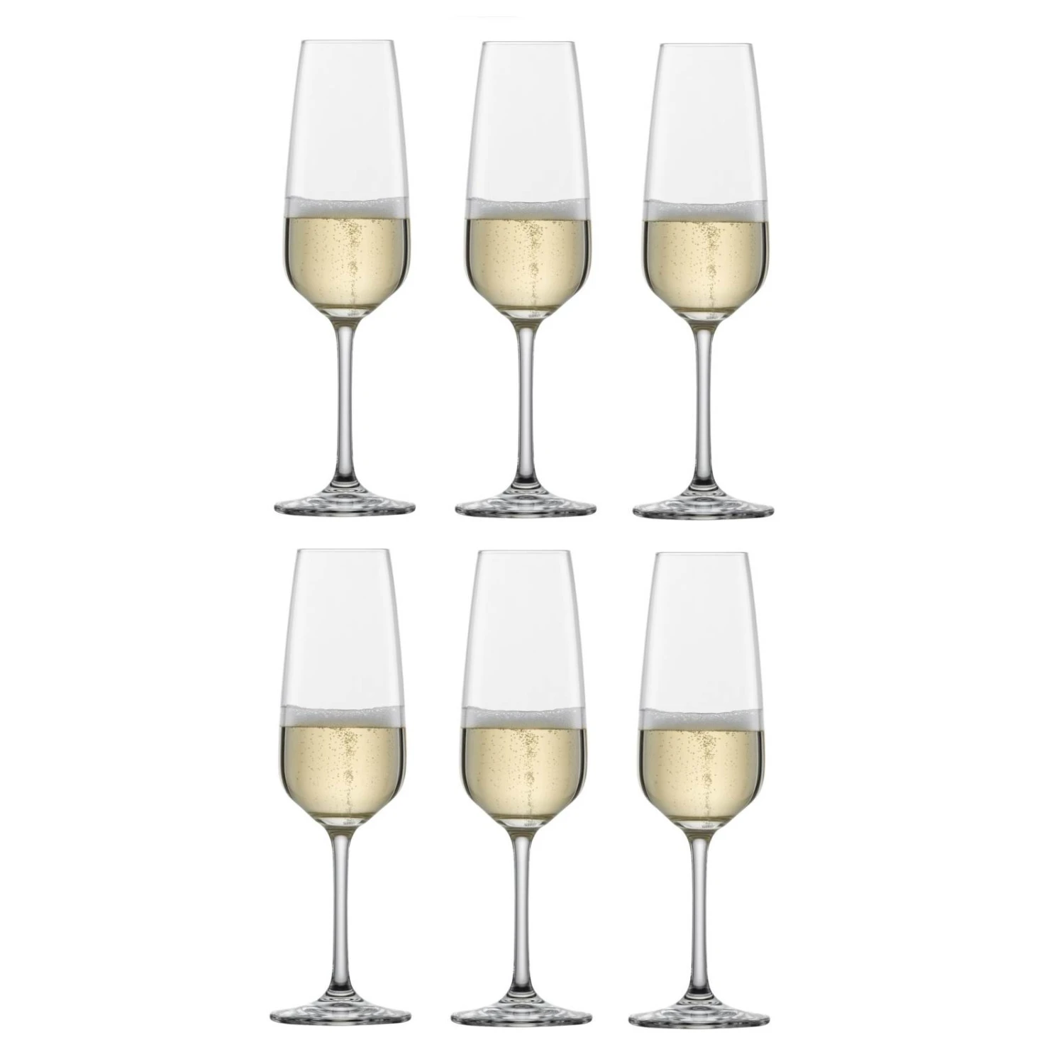 Schott Zwiesel Champagneglazen Taste - 283 ml - 6 stuks Schott Zwiesel Champagneglazen Taste - 283 Ml - 6 Stuks -Praktische Winkel Voor Keukenbenodigdheden CL.27769 Taste Sekt 7 mitInhalt 000013471 59499