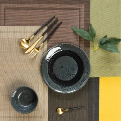 Jay Hill Placemats - Metal Brown - 45 X 31 Cm - 6 Stuks -Praktische Winkel Voor Keukenbenodigdheden COOK1269