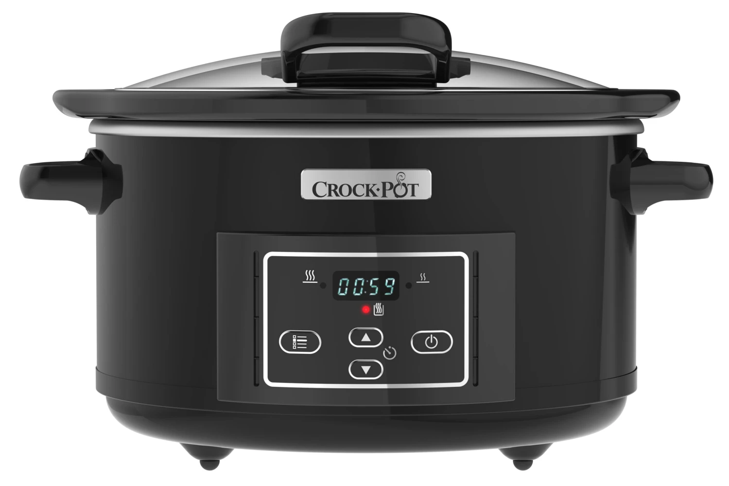 Crockpot Slowcooker - scharnierdeksel - 4.7 liter - CR052 Crockpot Slowcooker - Scharnierdeksel - 4.7 Liter - CR052 -Praktische Winkel Voor Keukenbenodigdheden CSC052 Front Lid Closed scaled