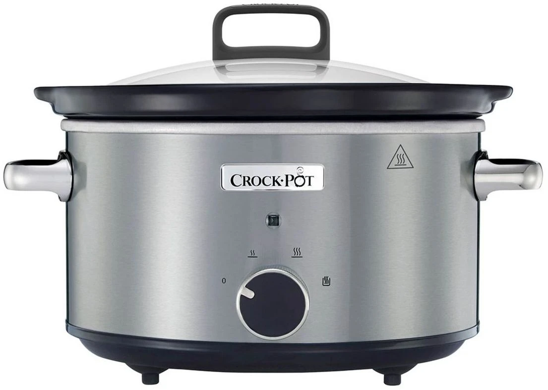 Crockpot Slowcooker - 4 personen - 3.5 liter - CR028 Crockpot Slowcooker - 4 Personen - 3.5 Liter - CR028 -Praktische Winkel Voor Keukenbenodigdheden Crockpot Slowcooker RVS 3.5 Liter 1