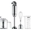 Dualit Staafmixer Set - 3-delig - Zilver - D88930 1 Dualit Staafmixer Set - 3-delig - Zilver - D88930 -Praktische Winkel Voor Keukenbenodigdheden D88930 Dualit staafmixer