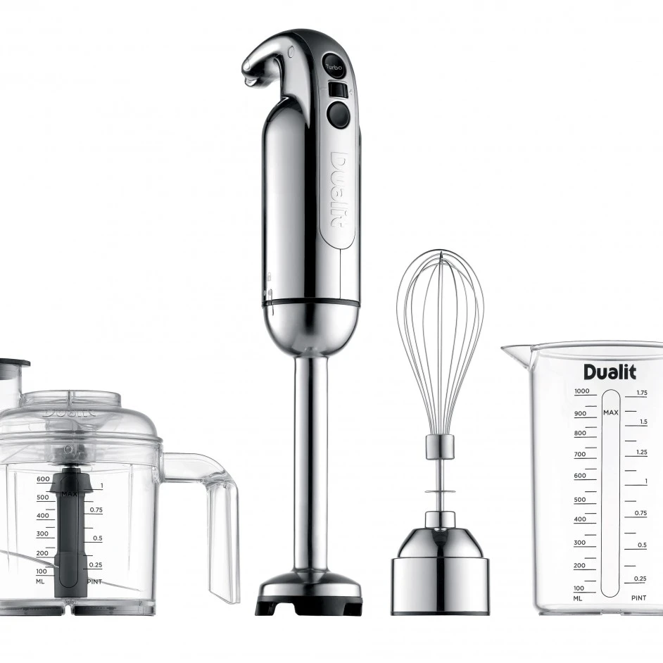 Dualit Staafmixer Set - 3-delig - zilver - D88930 Dualit Staafmixer Set - 3-delig - Zilver - D88930 -Praktische Winkel Voor Keukenbenodigdheden D88930 Dualit