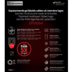 Espressions Vacumeerzakken 40 X 30 Cm - 50 Stuks 5 Espressions Vacumeerzakken 40 X 30 Cm - 50 Stuks -Praktische Winkel Voor Keukenbenodigdheden EP61064 621c98191e4470.77678072