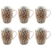 Studio Tavola Mokken Leopard 340 Ml - 6 Stuks 1 Studio Tavola Mokken Leopard 340 Ml - 6 Stuks -Praktische Winkel Voor Keukenbenodigdheden Eigen merken