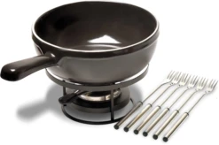 Emile Henry Fondue Set - Fusain