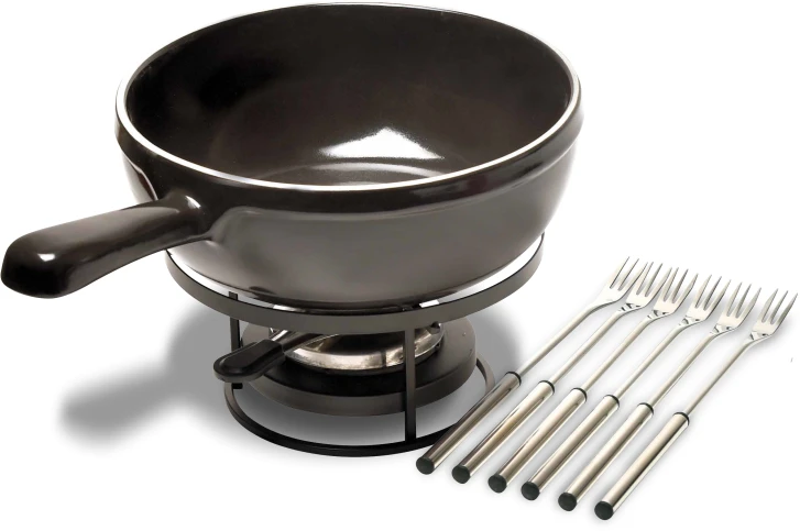 Emile Henry Fondue set - Fusain Emile Henry Fondue Set - Fusain -Praktische Winkel Voor Keukenbenodigdheden Emile Henry Fondue set Fusain