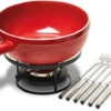 Emile Henry Fondue Set - Grand Cru 2 Emile Henry Fondue Set - Grand Cru -Praktische Winkel Voor Keukenbenodigdheden Emile Henry Fondue set Grand Cru