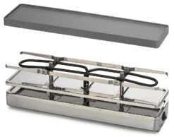 Espressions Gourmetstel Slim - 4 Personen 5 Espressions Gourmetstel Slim - 4 Personen -Praktische Winkel Voor Keukenbenodigdheden Espressions Gourmetstel Raclette Slim 42 x 13 cm