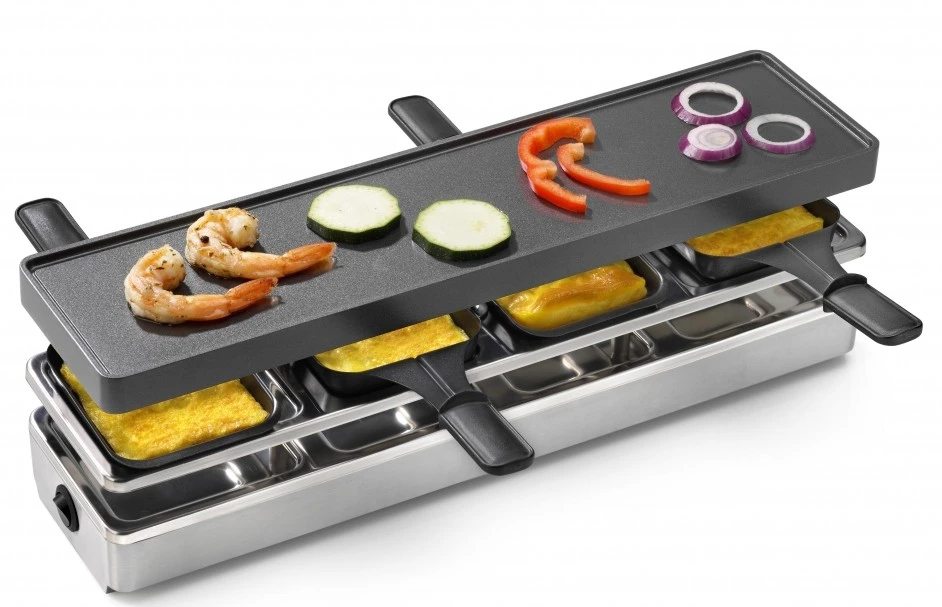 Espressions Gourmetstel Slim - 4 personen Espressions Gourmetstel Slim - 4 Personen -Praktische Winkel Voor Keukenbenodigdheden Espressions Gourmetstel Raclette Slim 42 x 13 cm 4