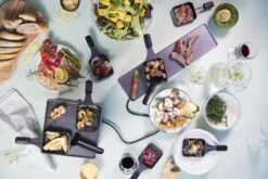 Espressions Gourmetstel Square - 4 Personen 10 Espressions Gourmetstel Square - 4 Personen -Praktische Winkel Voor Keukenbenodigdheden Espressions Gourmetstel Raclette Square 21 x 13 cm