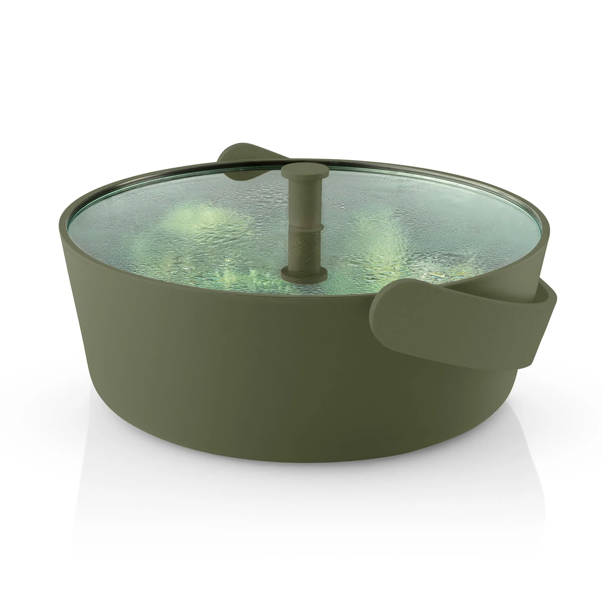 Eva Solo Stoommandje voor Magnetron Green Tools ø 22 x 9 cm Eva Solo Stoommandje Voor Magnetron Green Tools ø 22 X 9 Cm -Praktische Winkel Voor Keukenbenodigdheden Eva Solo Green Tool Daempfer fuer die Mikrowelle mit Brokkoli