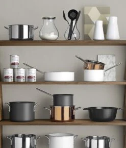 Eva Solo Kookpan White - ø 16 Cm / 2.5 Liter 5 Eva Solo Kookpan White - ø 16 Cm / 2.5 Liter -Praktische Winkel Voor Keukenbenodigdheden EvaTrio Casseroles family 8