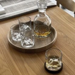 Liiton Whiskey Set Mount Everest - 5 Delige Set -Praktische Winkel Voor Keukenbenodigdheden Everest Whiskey Set Clear