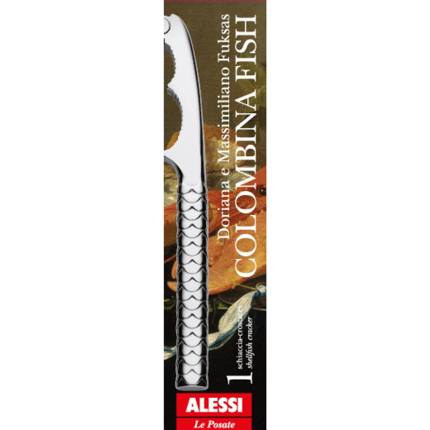 Alessi Kreeftenkraker Colombina Fish - FM06/42 - door Doriana & Massimiliano Fuksas Alessi Kreeftenkraker Colombina Fish - FM06/42 - Door Doriana & Massimiliano Fuksas -Praktische Winkel Voor Keukenbenodigdheden FM23 42 02