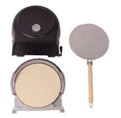 Fernus & Friends Pizza Oven - Voor Fornuis - Black Matted - Voor ø 26 Cm Pizza's 6 Fernus & Friends Pizza Oven - Voor Fornuis - Black Matted - Voor ø 26 Cm Pizza's -Praktische Winkel Voor Keukenbenodigdheden Fernus zwart 3 delig