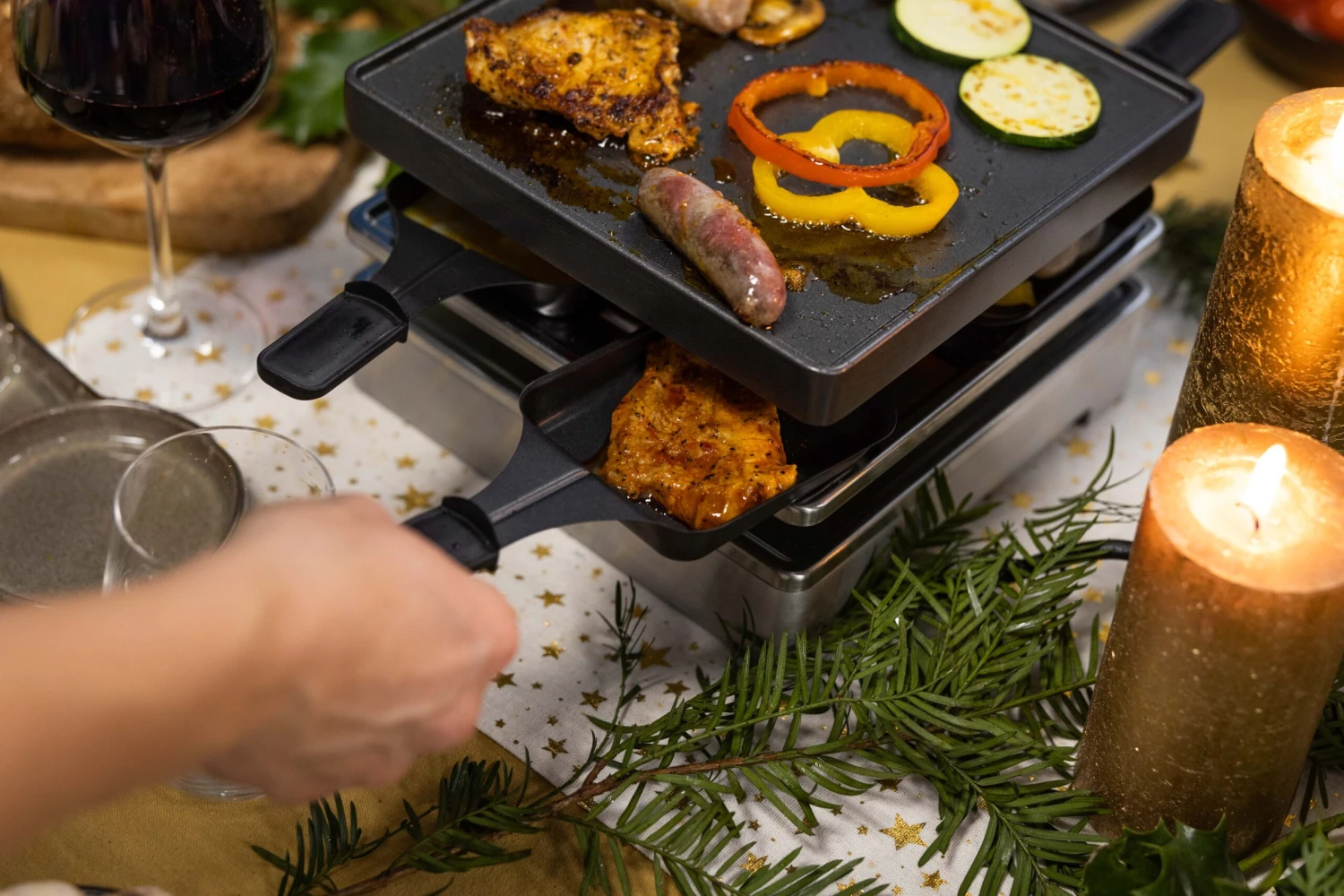 Espressions Gourmetstel Square - 4 personen Espressions Gourmetstel Square - 4 Personen -Praktische Winkel Voor Keukenbenodigdheden Gourmetstellen 8 scaled